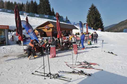Skigebied Herlikovice bij Vrchlabí 