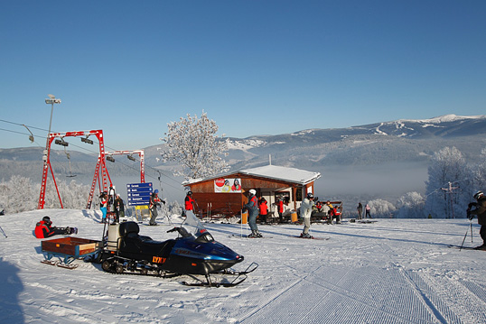 Skigebied Kamenec in Jablonec nad Jizerou