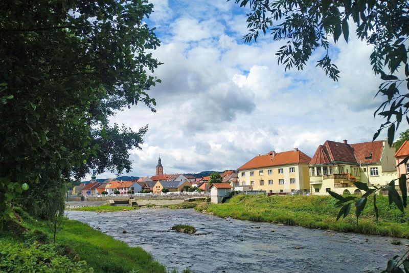 Sušice, leuk stadje in de Šumava in Tsjechië