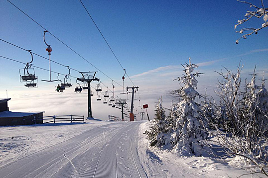 Skigebied Klinovec Bozi Dar