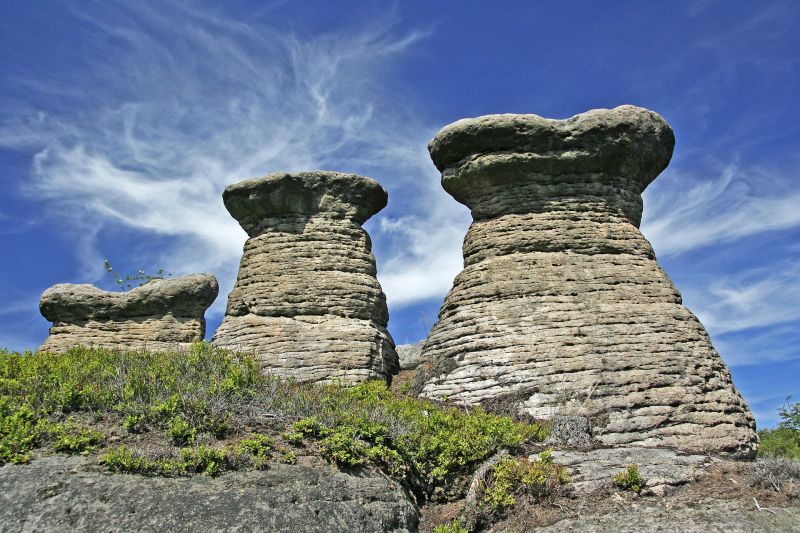 Oost-Bohemen Broumov rotsformaties 