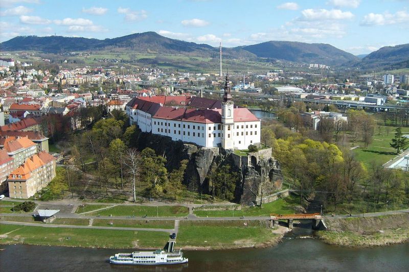Het kasteel van Děčín 