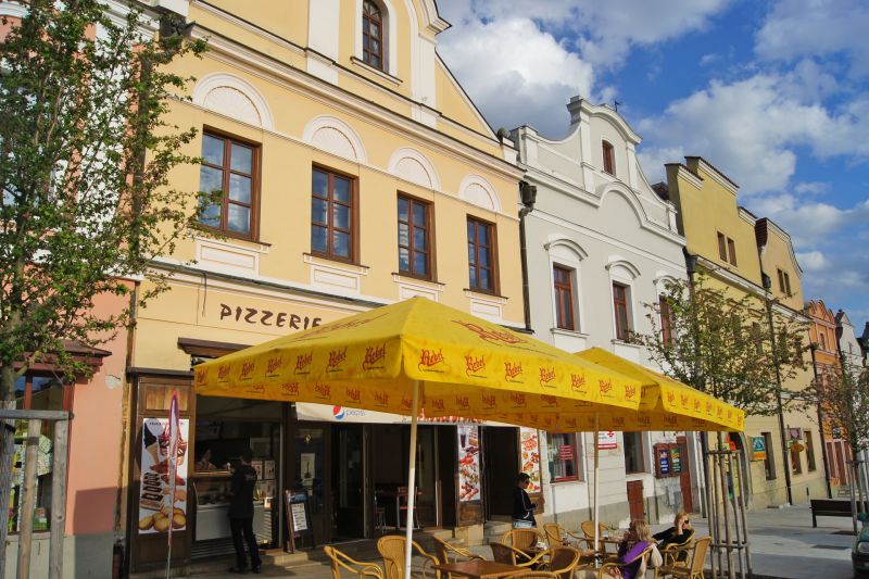 Havlíčkův Brod, mooi stadje met gezellige terrassen