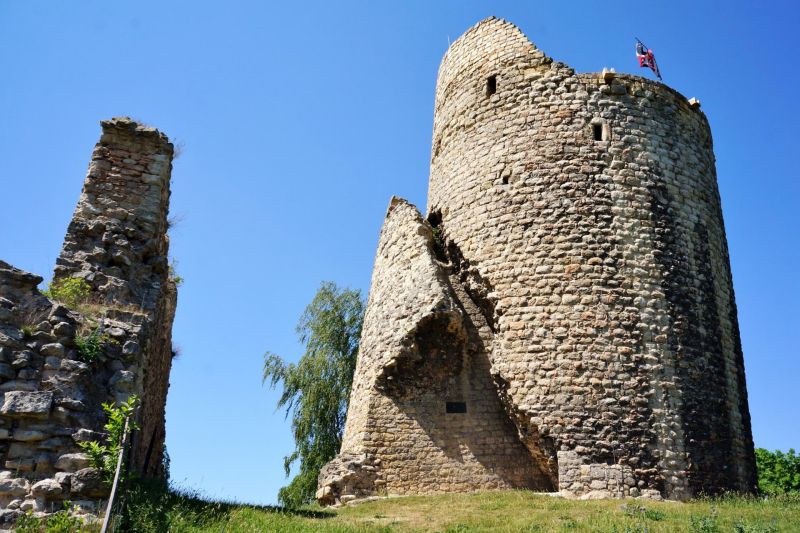 Kasteel ruïne in Midden-Bohemen