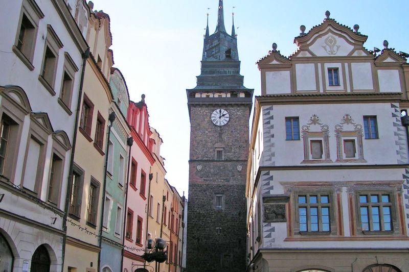 Zelená brána poort in Pardubice 