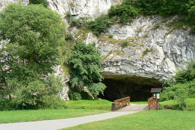 Sloup-Šošůvka ingang van de grot