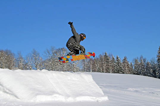 skigebied Janova Hora snowboarden