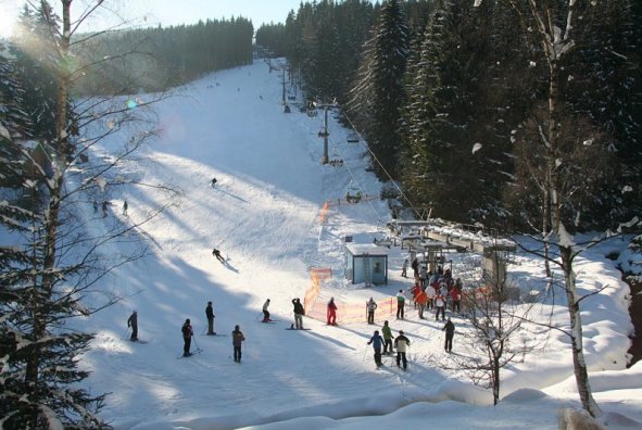 Bublava Stribrna wintersport Ertzgebergte