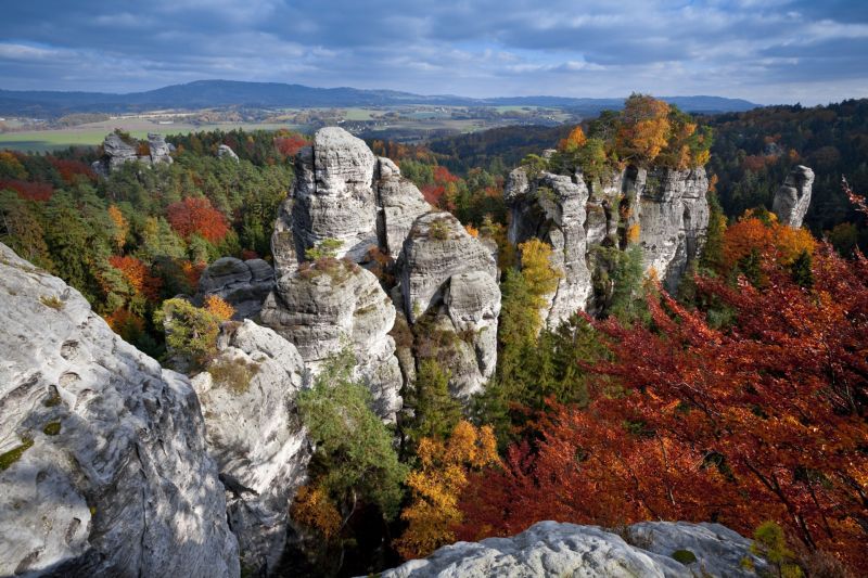 Boheems Paradijs Tsjechië in de herfst