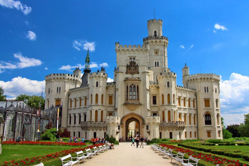 Hluboka nad Vltavou, prachtig kasteel in Zuid Bohemen