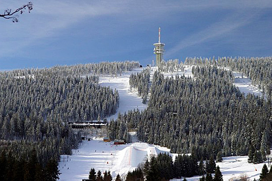 Skigebied Klinovec