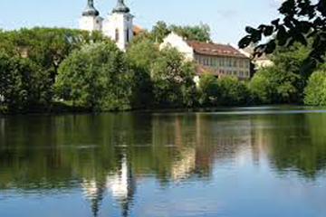 Het klooster in Želiv