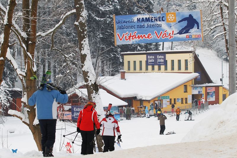 Skigebied Kamenec in Jablonec nad Jizerou