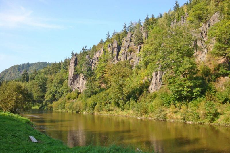 Prachtig langs de rivier, Svatošské skály