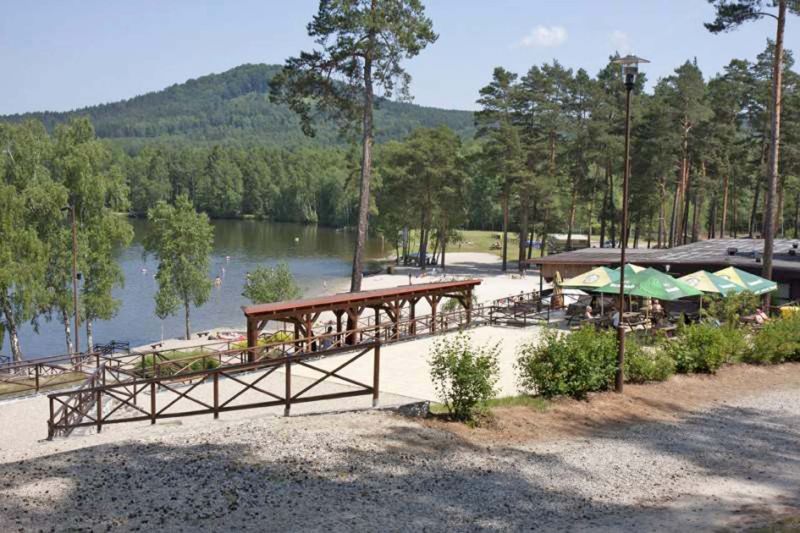 touwpark en zwemmeer Sloup v Čechách